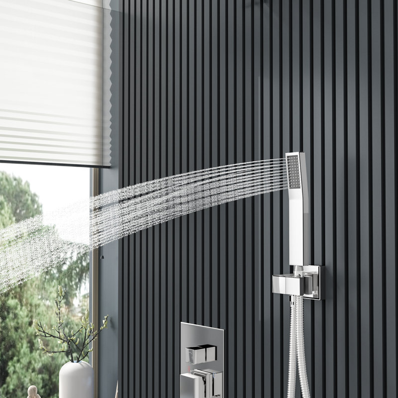 Système de douche complet, Chrome