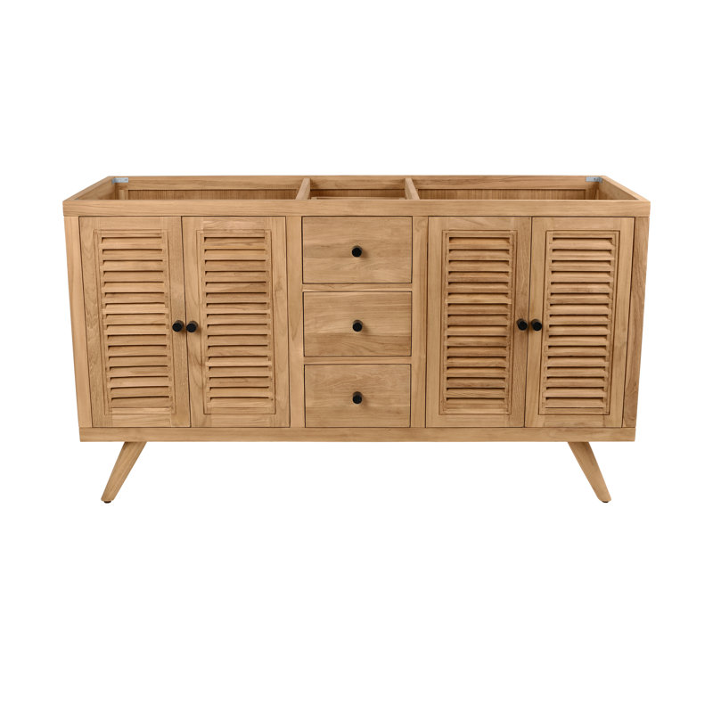 Harper 60'' W Double Bathroom Vanity Base