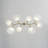 Artisan 8 - Light Alabaster Linear Branch Cloud Glass Bubble Chandelier-760253607
