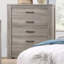 Armoire de rangement à 5 tiroirs 1 chambre Rustic Simple