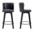  Swivel Upholstered Solid Wood Counter Stool (Set of 2)-932096391