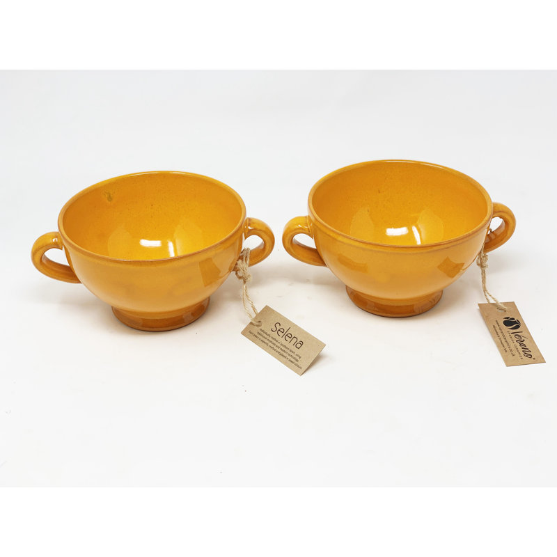 Selena - Soup Bowl Set 2, Orange