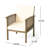 Deeply-Seated Outdoor Chairs  2  - Fabric Cushions Deep Seated Wood Seating   Of 2  Comfortable-206247184-206247190