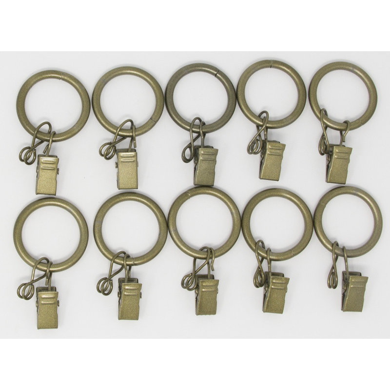 Mccann Metal Curtain Ring, Fit up to 3/4" Rod, Or antique