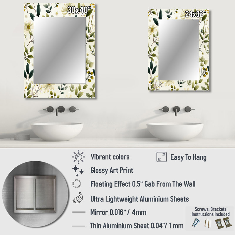 Motif bohème Botanical Neutrals - boho, 32 po x 24 po