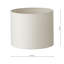 Theodosia 12cm H Fabric Drum Lamp Shade ( Screw On ) in Ivory