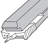 Window Grid Retainer Clips, Clear Plastic, 5/8 in.