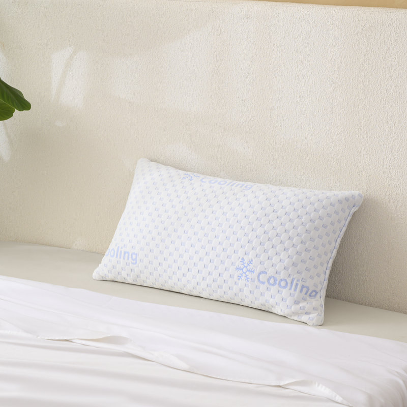 Oreiller de soutien en mousse à mémoire de forme Wiltsie, Oreiller standard: 28 po x 16 po