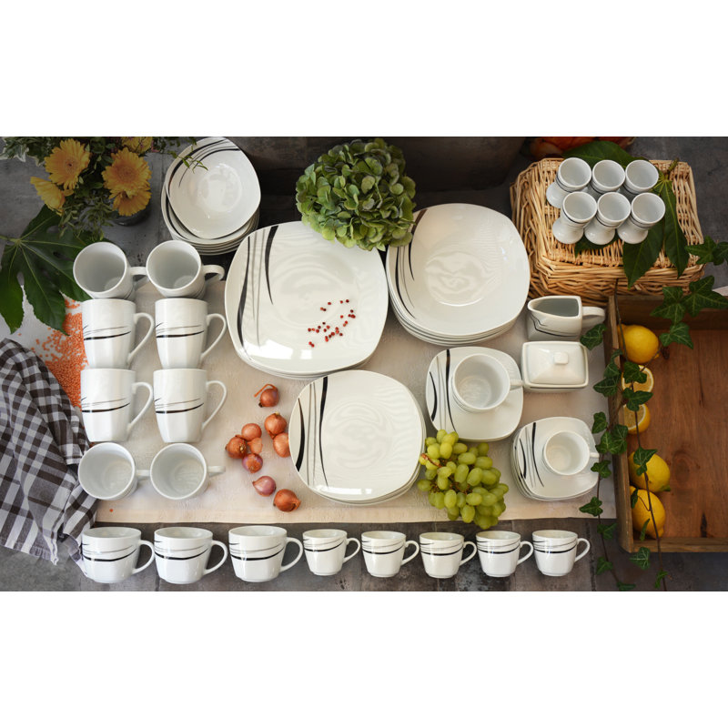 Retsch Arzberg Cosmos Porcelain China Dinnerware - Set of 62