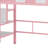 Metal Twin Size Loft Bed Frame With A Storage Box And Stairs-181322828
