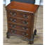 Table de chevet en bois massif brun