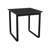 Gansett Waiting Reception End Table Metal Frame 20x20" High Pressure Laminate Top-50878867-50878869
