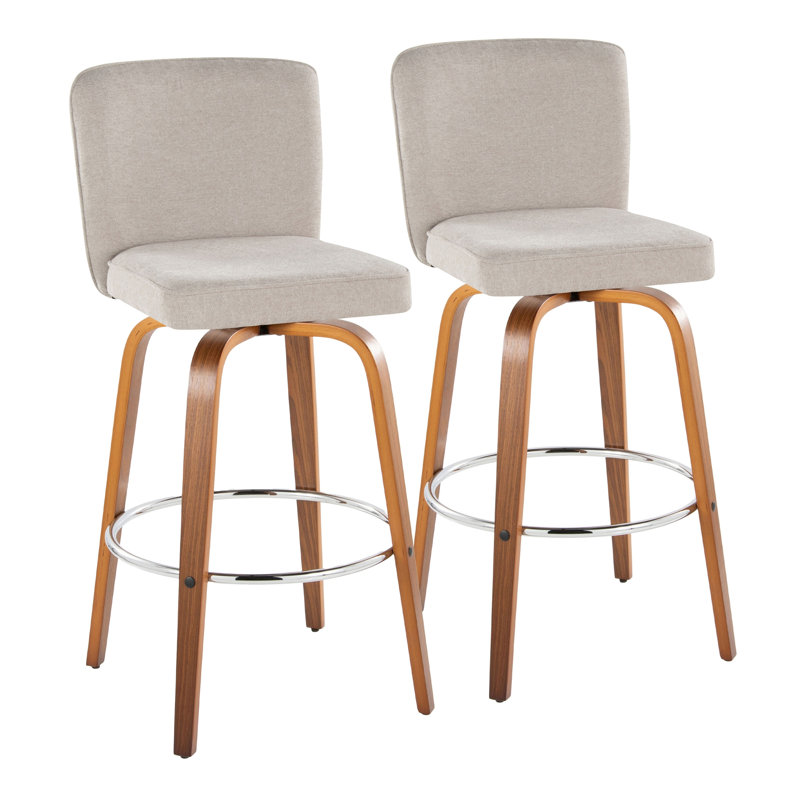 Tabouret de bar à hauteur fixe XL, Gris clair
