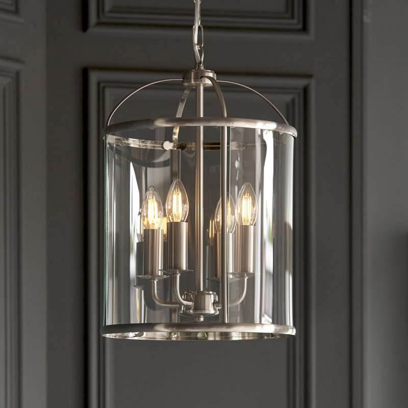 Bearse 4 - Light Pendant, Satin Nickel