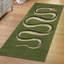 Tapis chic non tissé à motif géométrique aux tons subtils, parfait pour ajouter une touche de style et de confort à n'importe quelle pièce de votre maison-128034351