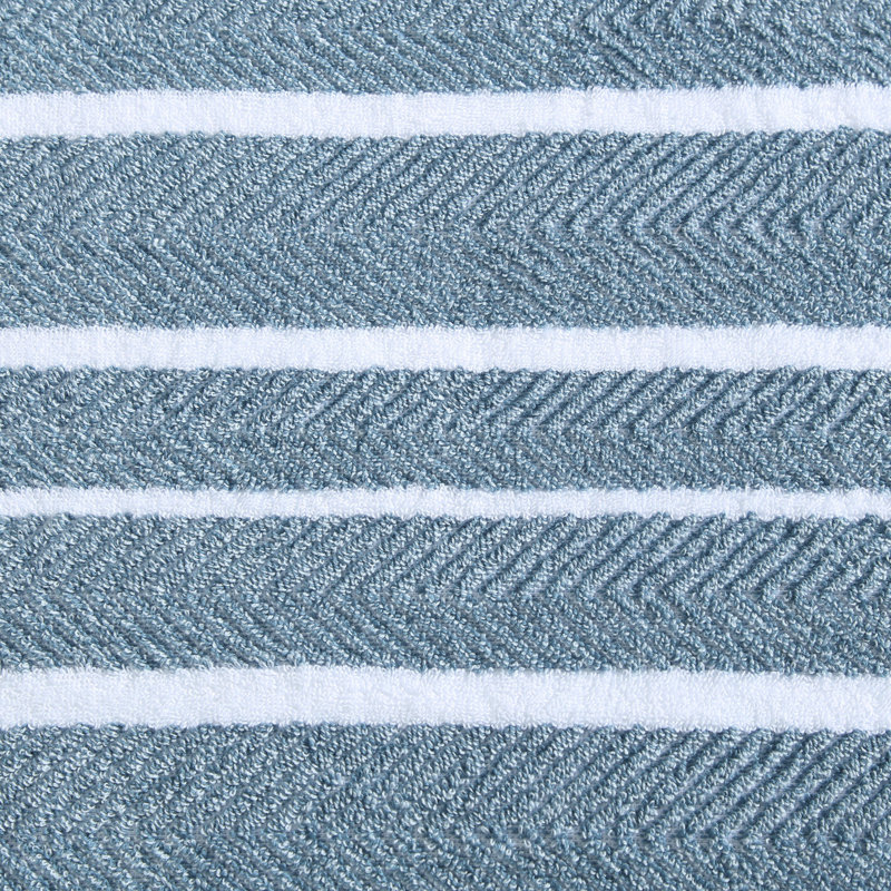 Kenneth Cole Solid Cationic Brushed Deep Pocket Solid Sheet Sets, Cruise Along Blue Striped