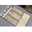 Tapis turc unique fabriqué à la main de style bohémien avec un motif patchwork - idéal pour rehausser votre décor avec ses couleurs vives et ses motifs complexes