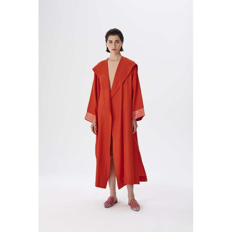 Hoody Kimono Orange