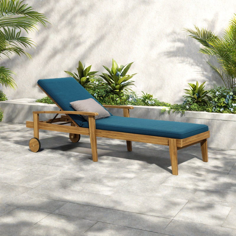 CHAISE LUNGE, Bleu, Jaune