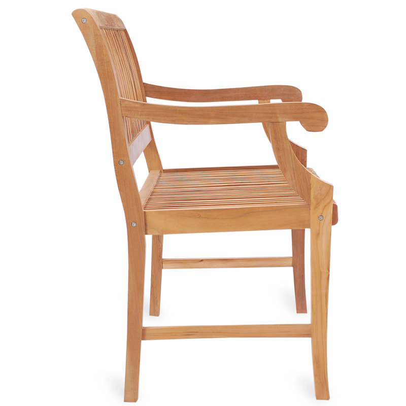 Ryne Outdoor Teak Bench