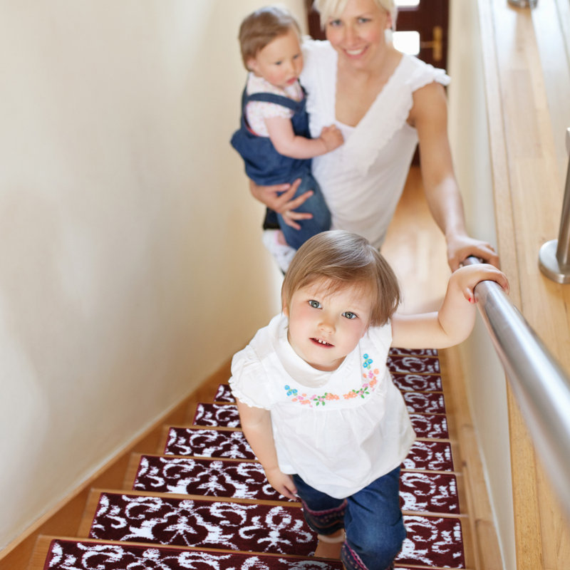 Tapis d'escalier Romanson, Rouge