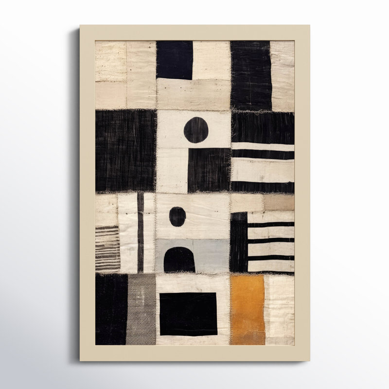 Impression sur toile encadrée Galya, H 17 po x l 12 po, Brun