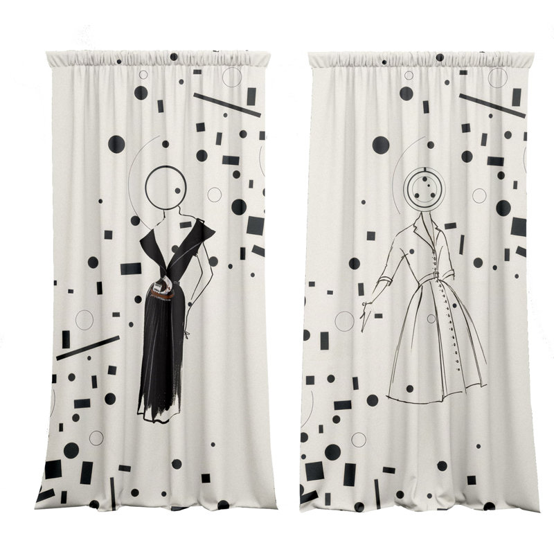 Rusnak Velvet Blackout Slot Top Curtain Pair, 148cm Width x 400cm Drop