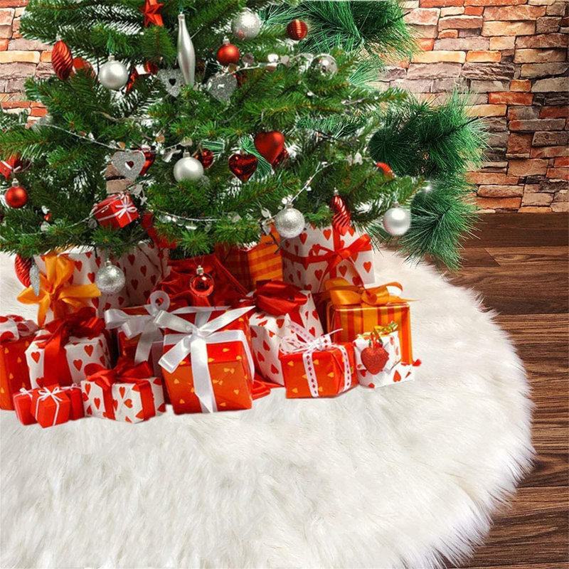 Faux Fur Tree Skirt