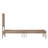 Eymen Modern Solid Wood Platform Bed with Wooden Slats and Headboard-87920011-87920007