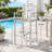 Outdoor Barstools with Rust-Proof Aluminum Frame