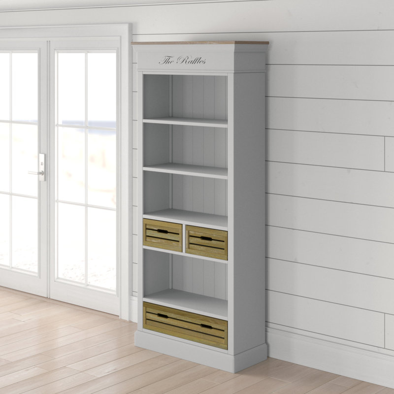 Knowles 198 cm H x 86 cm W Standard Bookcase