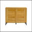 PANNEAUX EN BOIS MDF, commode 9 tiroirs, couleur bois-1191561275