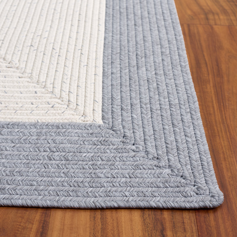Braided 281 Hand Woven Performance Machine Washable No Pattern Rug, Rectangle 5' x 8'