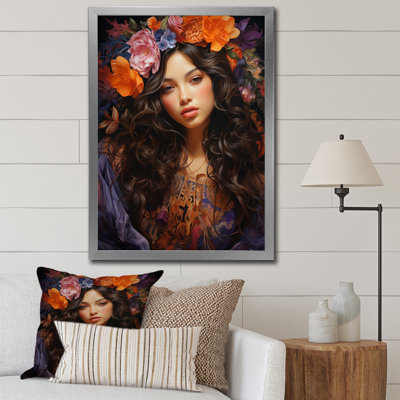 Boho Latina, enchantement floral sur toile