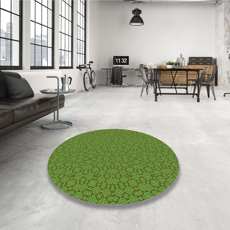 Moroccan Indoor Rug, Round 4'