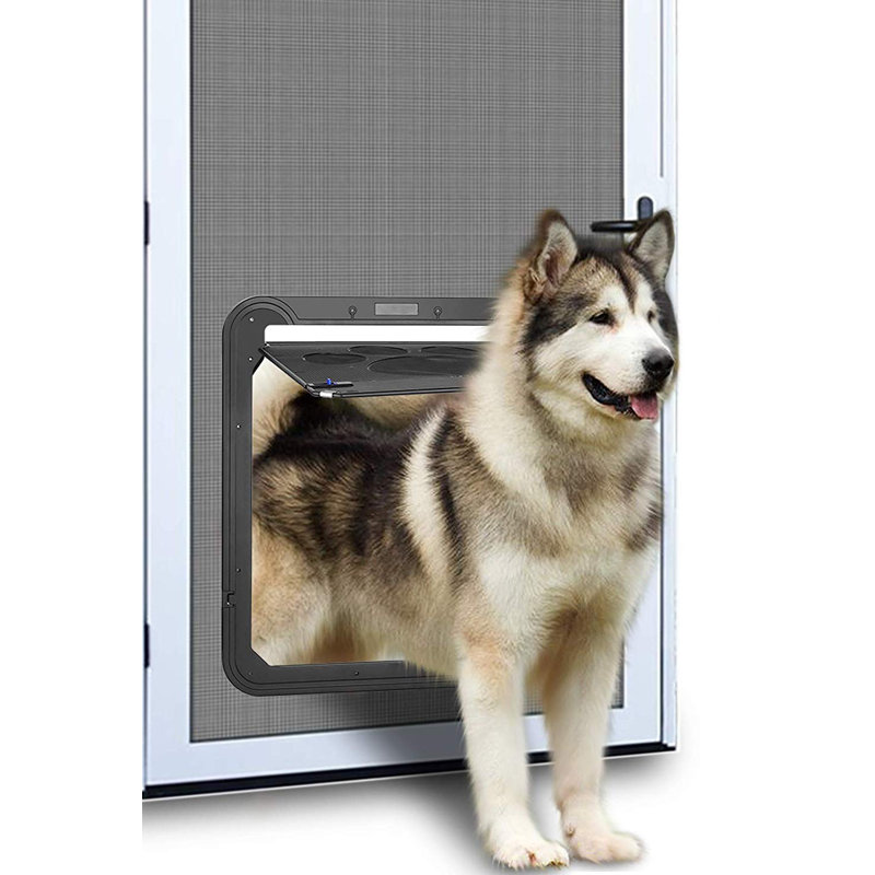 Paravent magnétique à verrou pour animal de compagnie 12 po x 14 po