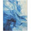 Tapis moderne ivoire bleu 4 pi x 6 pi Woodroe-117953618