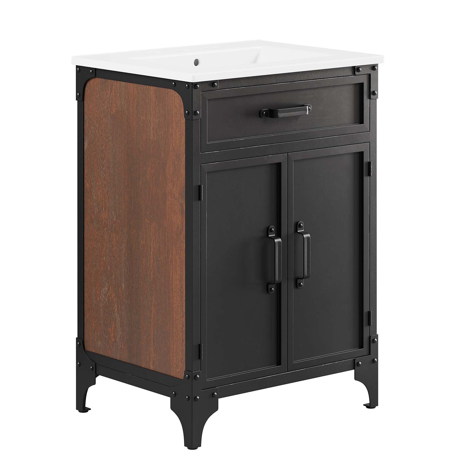 Williston Forge Johnniel 24.5'' Single Bathroom Vanity with ...