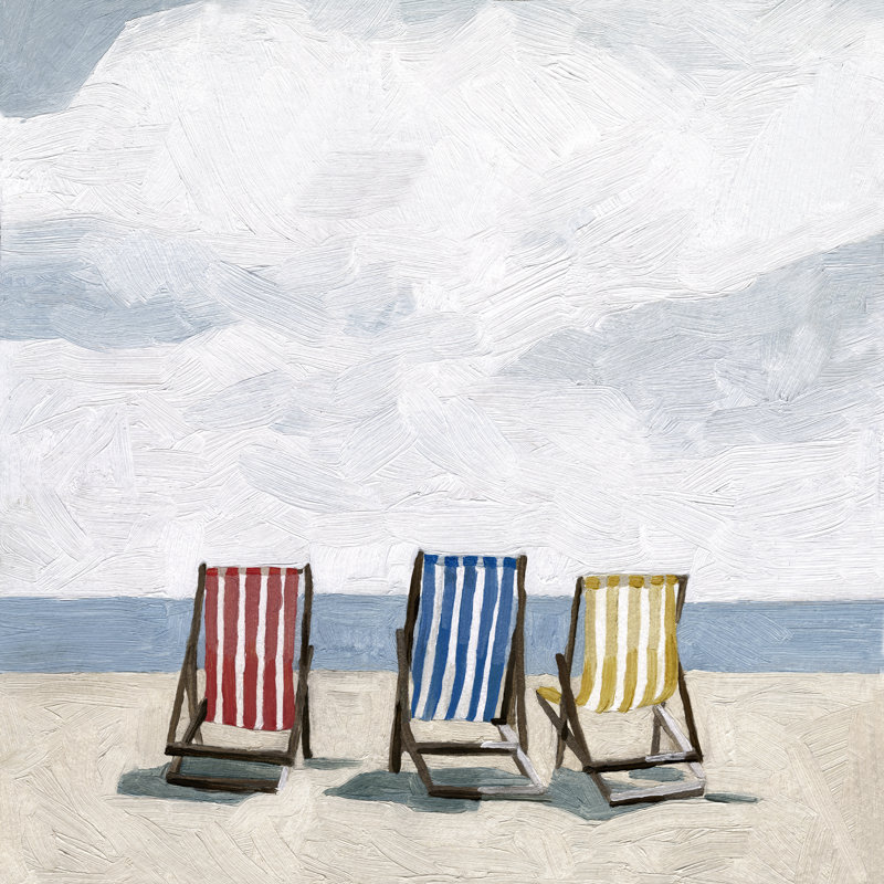 Beach Trip II by Emma Scarvey - Wrapped Canvas Painting, 51cm H x 51cm W