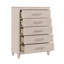 Ensemble de meubles de chambre à coucher à 5 tiroirs Modern Glam Style