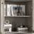 71'' H X 31.5'' W 2-Drawer Bookcase With Frosted Glass Doors