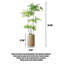 Faux plantes et arbres en plastique vert