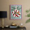 «Christmas Holiday Art DCC», reproduction encadrée - bois massif