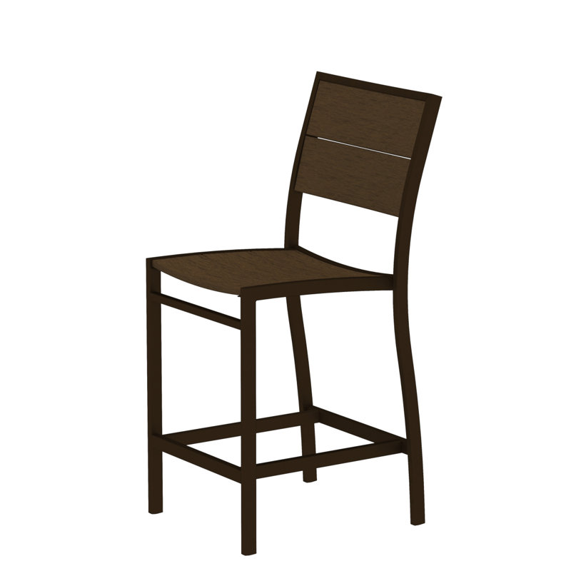 Chaise d'appoint POLYWOOD Surf City, Bronze texturé / Cabane