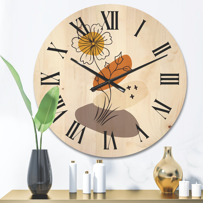 Horloge murale abstraite, Petit