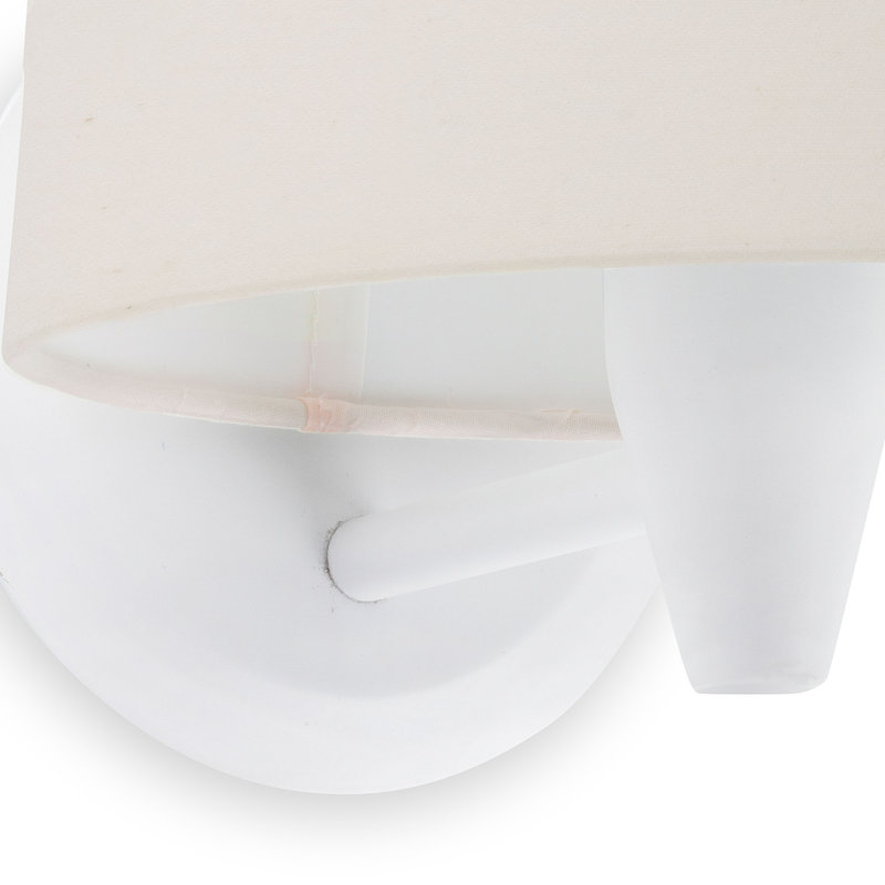 Conga Wall Lamp, Matt White, Beige