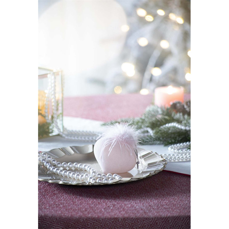 D3.9" Christmas Ball Ornaments, Glass Decorative Hanging Ball Christmas Tree Ornaments, Set of 6