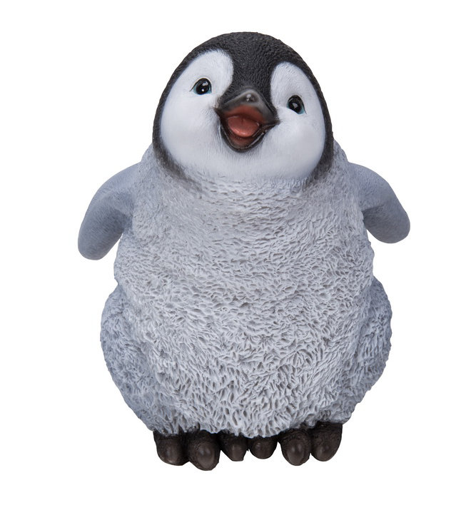 Statue pingouin de bébé rire