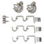 Tringle à rideaux double Cottrill-306300503-306300507