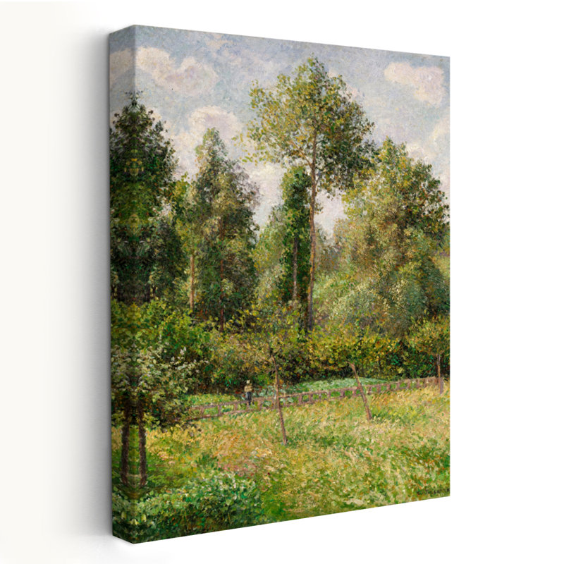 Peupliers, Eragny (1895) - Paysages, musée, Europe, France, arbres, H 48 po x l 32 po